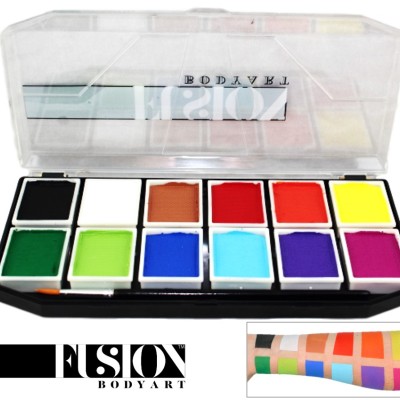 Fusion Body Art Sampler Face Painting Palette